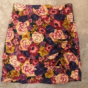 Zara Pink Ruched Pencil Mini Skirt size small